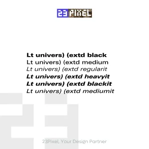 Lt Univers Extd