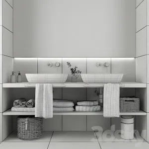 Furniture decor for wc
