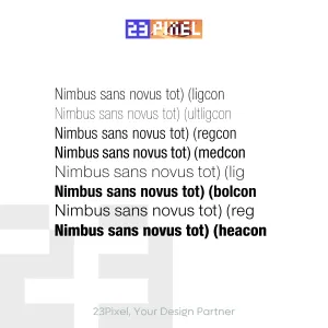 Nimbus Sans Novus Tot