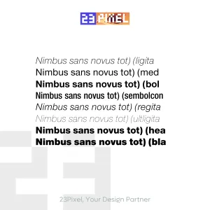 Nimbus Sans Novus Tot