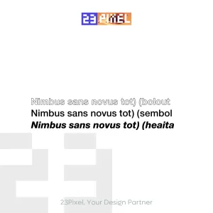 Nimbus Sans Novus Tot