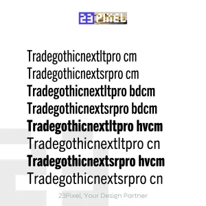 Trade Gothic Next Lt Pro