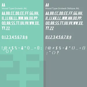 Wood Type Grotesk