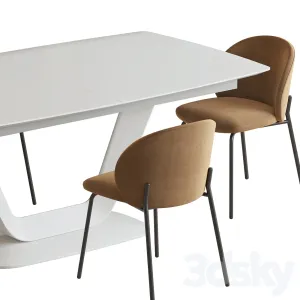 Alicante table princeton chair boconcept