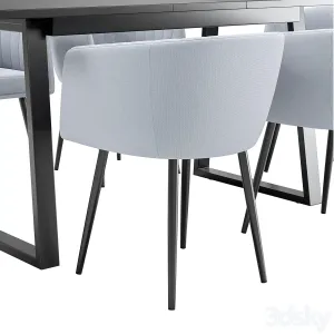 Alina dining chair sheffilton table