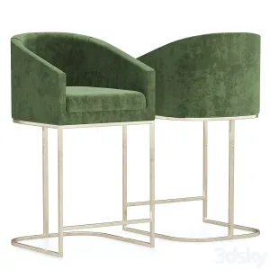 Bar stools with oval table