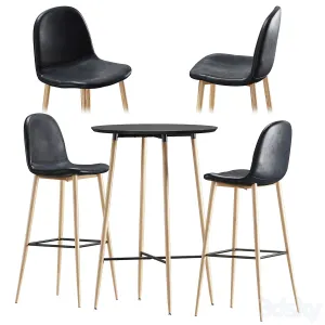 Bar table chair jysk jonstrup