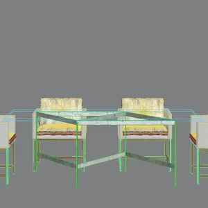 Bassamfellows plank dining table