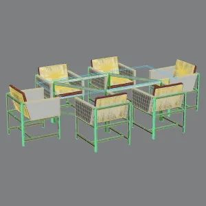 Bassamfellows plank dining table