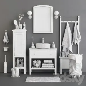 Open hemnes bath set