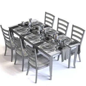 C b traditional holiday table