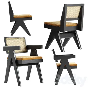 Cassina capitol complex table chair