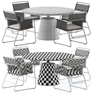 Coco republic milan chair polo table
