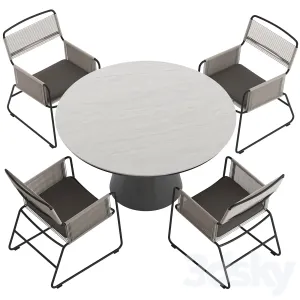 Coco republic milan chair polo table