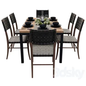 Crate barrel dining table