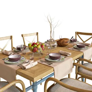 Dinette wooden provence