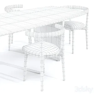Dining baxter nairobi table himba chair