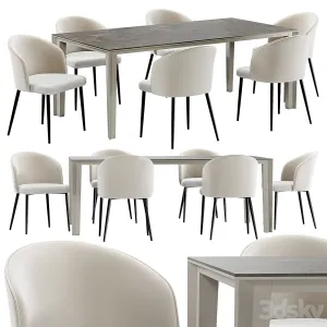 Dining chair ornella table skin