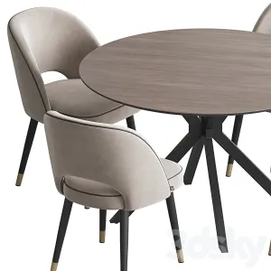 Dining ralf table cliff chair