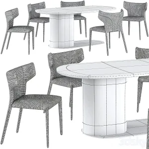 Dining table natuzzi ombra