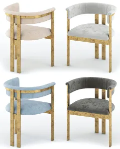 Elliott dining chairs with iris dining table