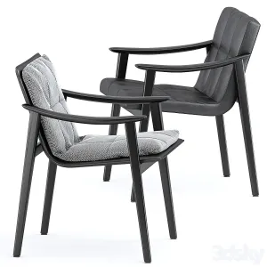 Fynn chair linha dining table by minotti