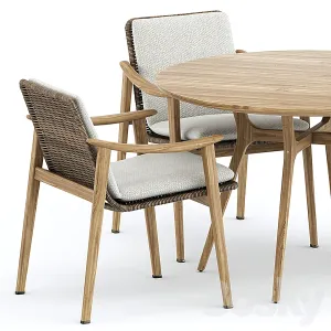 Fynn outdoor chair by minotti