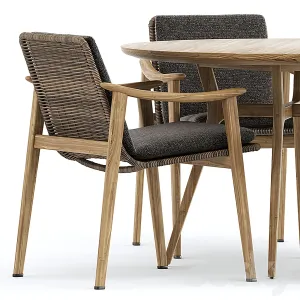 Fynn outdoor chair by minotti