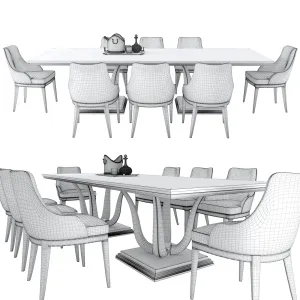 Galimberti nino corallo table adele chair