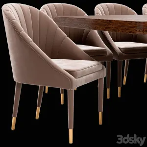 Garda decor dining chair santa barbara table