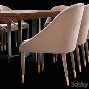 Garda decor dining chair santa barbara table