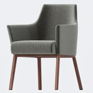 Giorgetti alina armchair anteo table