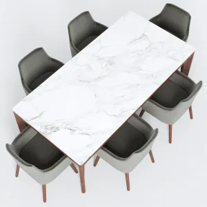 Giorgetti alina armchair anteo table