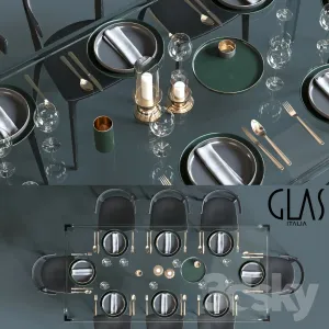 Glas italia table