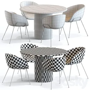 Globewest benjamin table duke chair