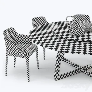 Grace chair concorde table