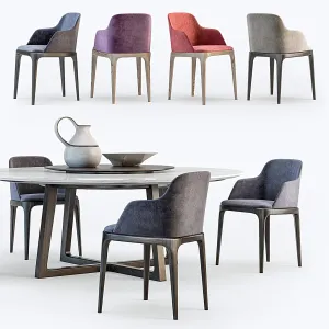 Grace chair concorde table
