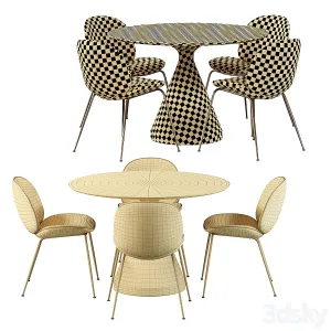 Gubi beetle chair silhouette