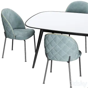 Her dijon table dijon chair