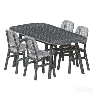 Ikea voxlov dining table chair