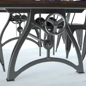 Iron dining table from industrialux