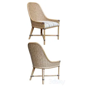 Keeling woven side chair