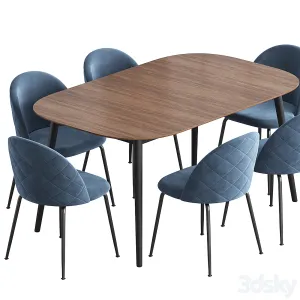 Kingston table stool mystere dining