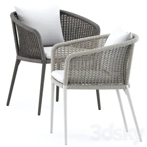 Knot armchair cone ii dining table