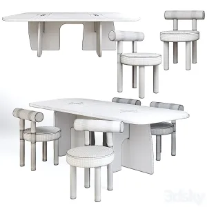 Lame by davani dining table gropius cs by noom chair
