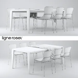 Ligne ro chairs table