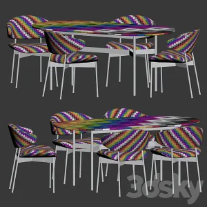 Luz chair harri table dining