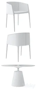 Mdf italia achille armchair rock table