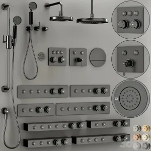 Gessi hi fi eclectic bathroom faucet set