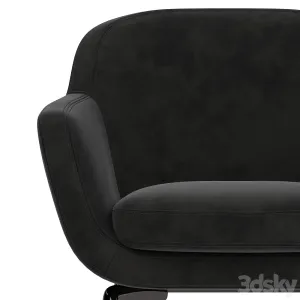 Minotti belt chair marvin table